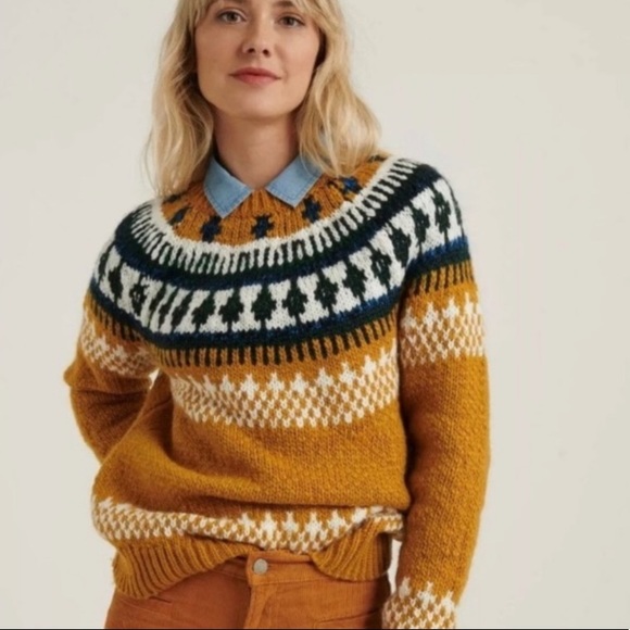 Lucky Brand Sweaters - NWT LUCKY BRAND Fair Isle crew neck sweater